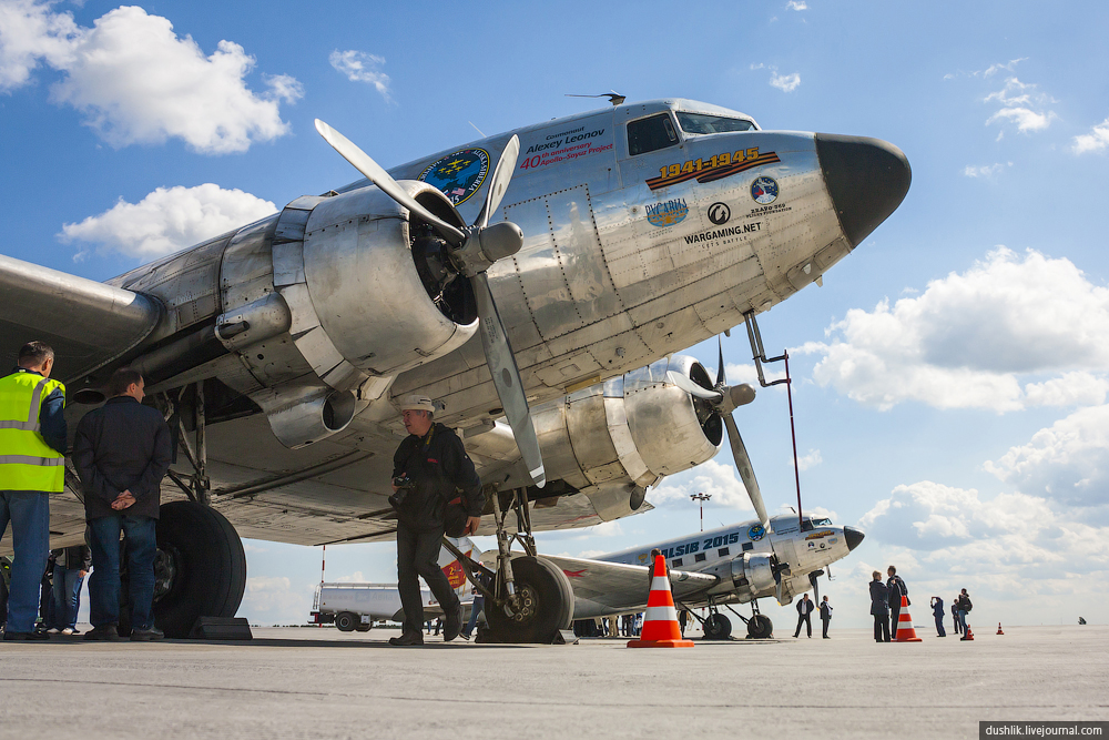 Встреча Дугласов C-47 «Скайтрэйн» в Кольцово