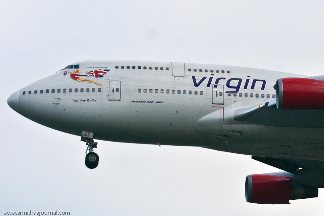 Споттинг в Хитроу, Лондон: Virgin Atlantic, BA и другие