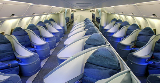 В бизнес-классе American Airlines установят кресла-раскладушки