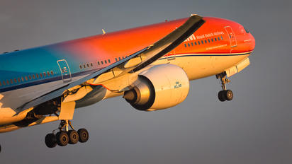 KLM перекрасила Боинг в оранжевый для продвижения Нидерландов