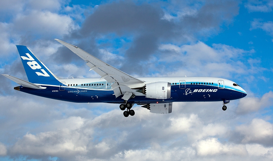 Boeing 787 Dreamliner приземлился во Внуково в рамках всемирного мирового тура
