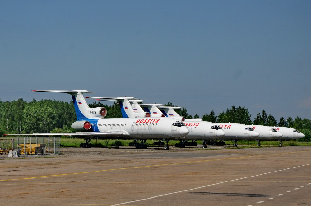 Ту-154. Прощальная фотосессия